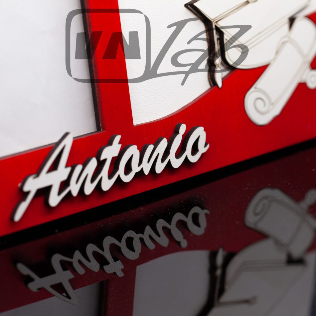 Cornice Laurea Personalizzata | Tocco/Gufo | Nome e Frase - immagine 4