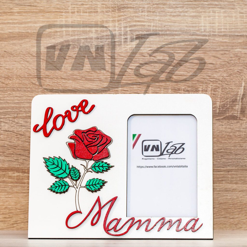 Cornice Mamma Personalizzata | Love | Foto 10x15 Verticale