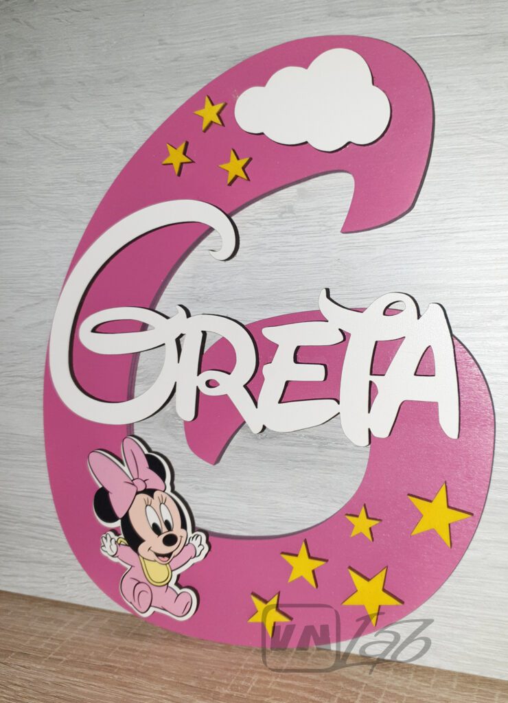 Lettera Decorativa Personalizzabile per Bambino - Nome, Colore e Soggetti a Scelta - immagine 4